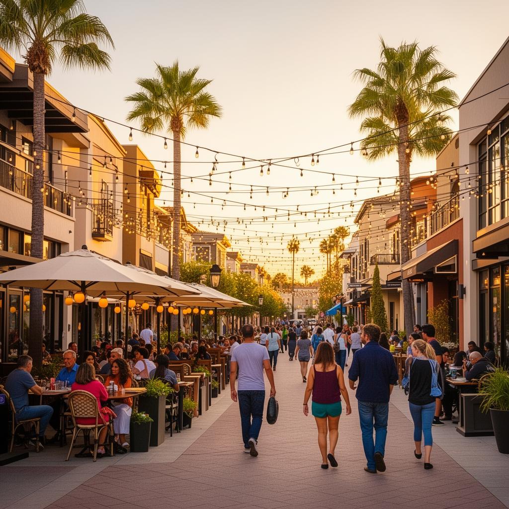 Mira Mesa dining and shopping district